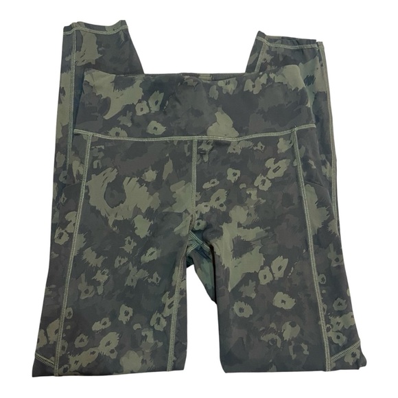 Vuori Pants - Vuori Women's Stride Performance Camo Legging Pockets Moisture Wicking Sz SVW429